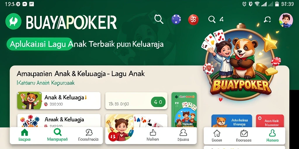 Tampilan antarmuka BUAYAPOKER yang ceria dan menarik.
