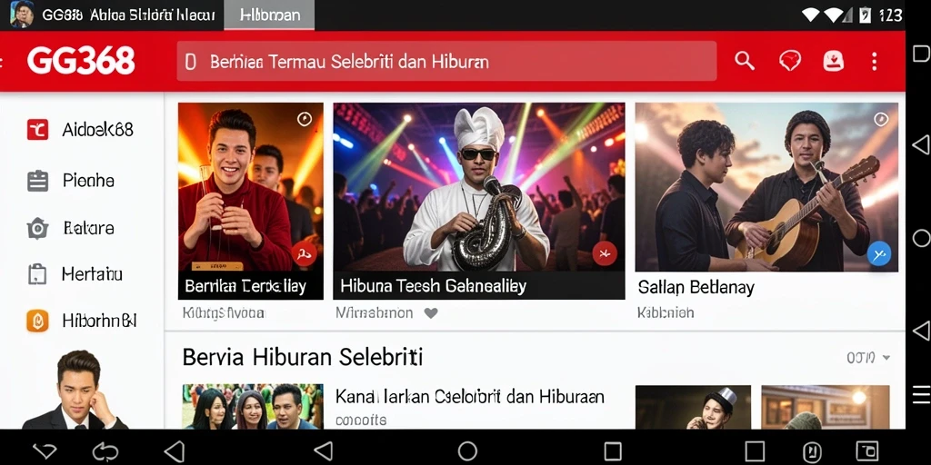 Tampilan antarmuka GG368 yang menarik dan informatif.