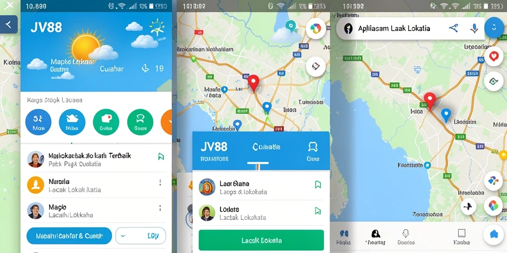 Tampilan antarmuka aplikasi JV88 yang intuitif dan menarik.