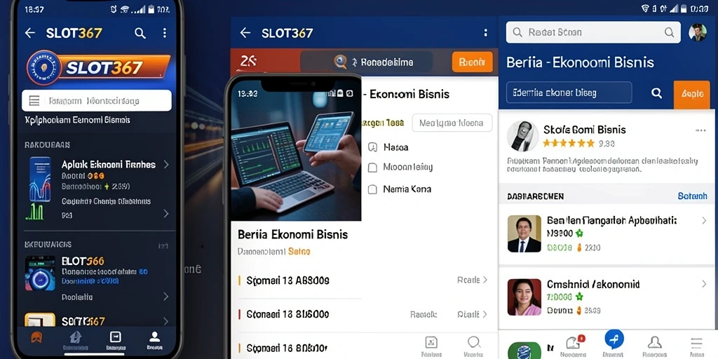 Antarmuka SLOT367 yang sederhana dan informatif untuk berita Ekonomi Bisnis.